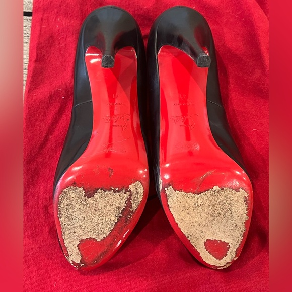 Very Privé 120 Peep-Toe Patent Leather Pumps - Picture 5 of 6